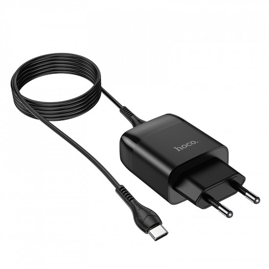 СЗУ Hoco C72Q Glorious single port QC3.0 charger set(Type-C)