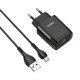 СЗУ Hoco C72Q Glorious single port QC3.0 charger set(Micro)