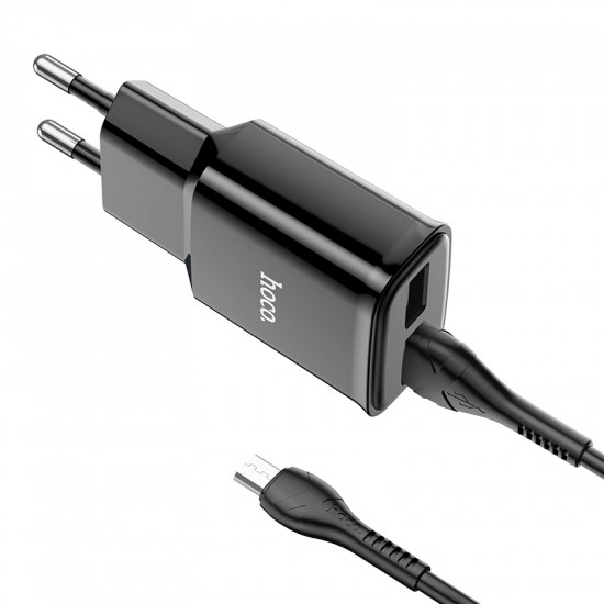 СЗУ Hoco C88A Star round dual port charger set (Micro)
