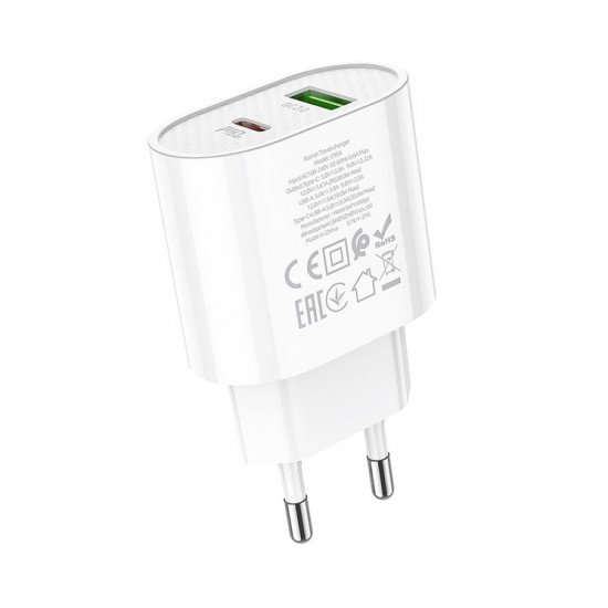 МЗП Hoco C95A Lineal PD20W+QC3.0 charger(EU)