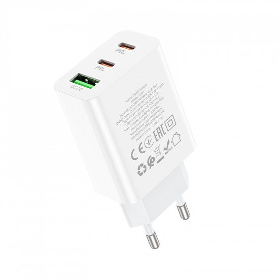 СЗУ Hoco C99A PD20W+QC3.0 three-port(2C1A) charger