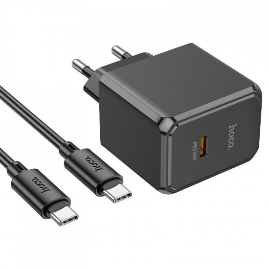 СЗУ Hoco CCS15A Ocean single port PD30W charger set(Type-C to Type-C)