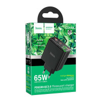 СЗУ Hoco CS44A Smart PD65W (2C1A) charger / Hoco+ №9451 + UAX СЗУ Hoco CS44A Smart PD65W (2C1A) charger / Hoco + №9451