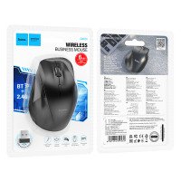 Мышь беспроводная Hoco GM24 Mystic six-button dual-mode business wireless mouse / Комп'ютерна периферія + №8738