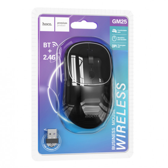 Миша комп'ютерна Hoco GM25 Royal dual-mode business wireless mouse