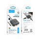 Сетевой адаптер Hoco HB37 Easy link 6-in-1 Multiport Adapter(HDTV+RJ45+USB3.0+USB2.0*2+PD100W)