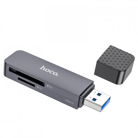 Кардридер - считыватель карт памяти Hoco HB45 Spirit 2-in-1 - Type-C и USB 3.0