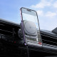 Автотримач HW23 Might retractable magnetic wireless fast charging car holder(air outlet)