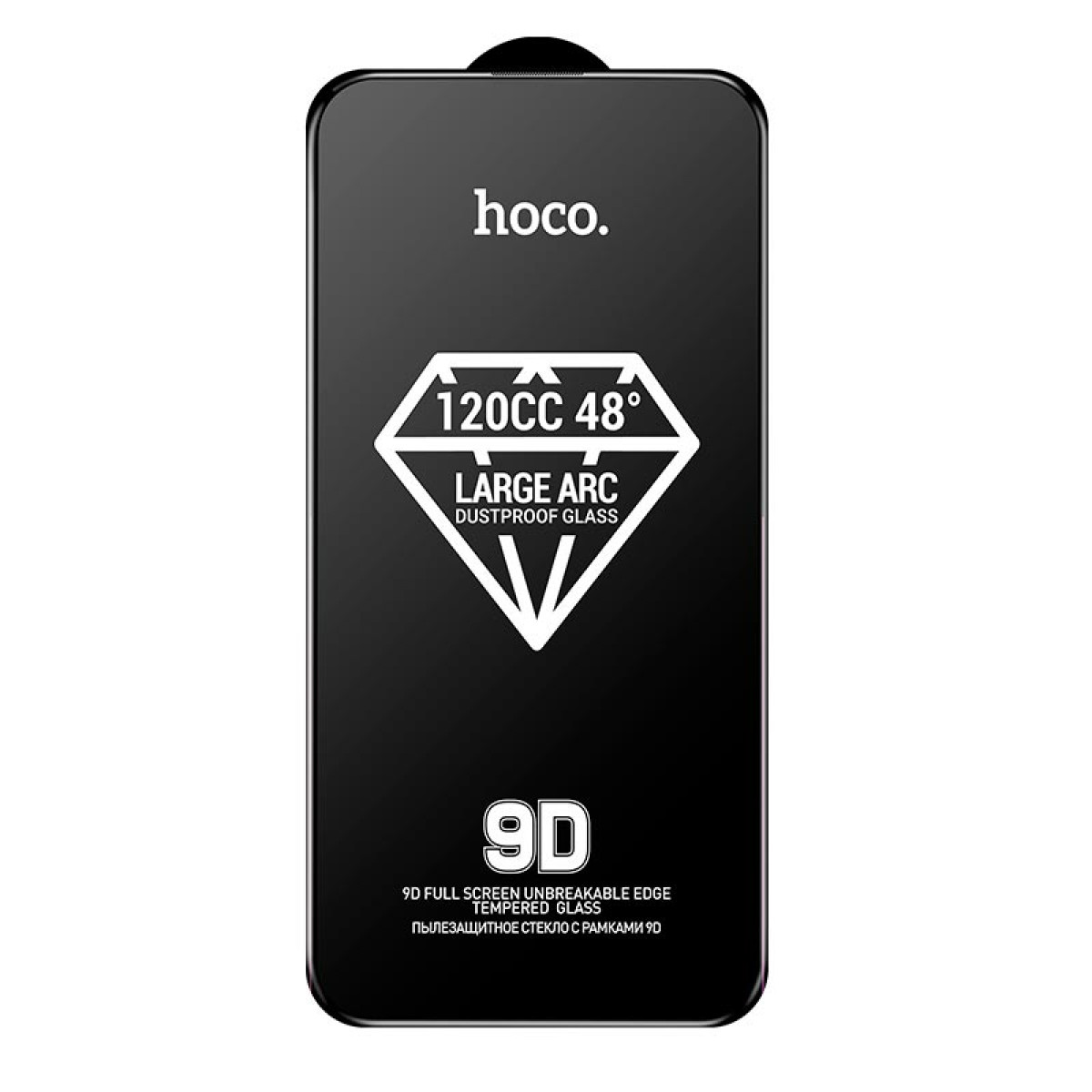 Защитное стекло Hoco A34 9D Large Arc dustproof for iPhone 16 Pro Max