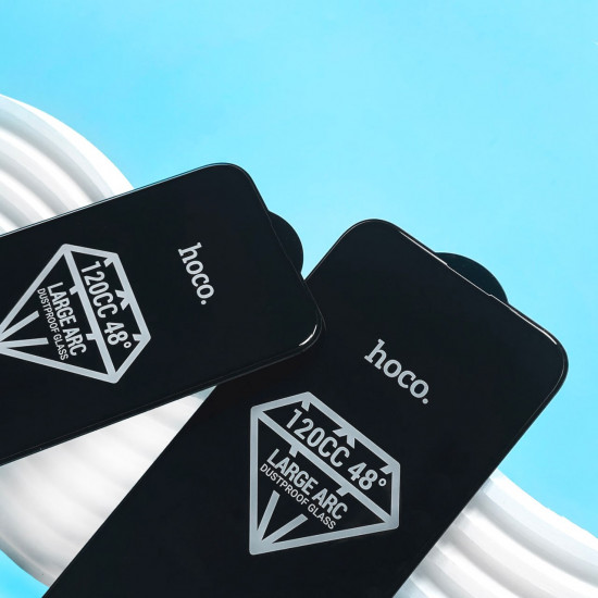 Защитное стекло Hoco A34 9D Large Arc dustproof for iPhone 12/12 Pro