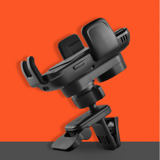 Автодержатель Hoco S35 Smart alignment wireless charging car holder