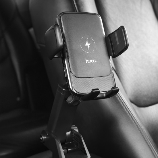 Автодержатель Hoco S35 Smart alignment wireless charging car holder