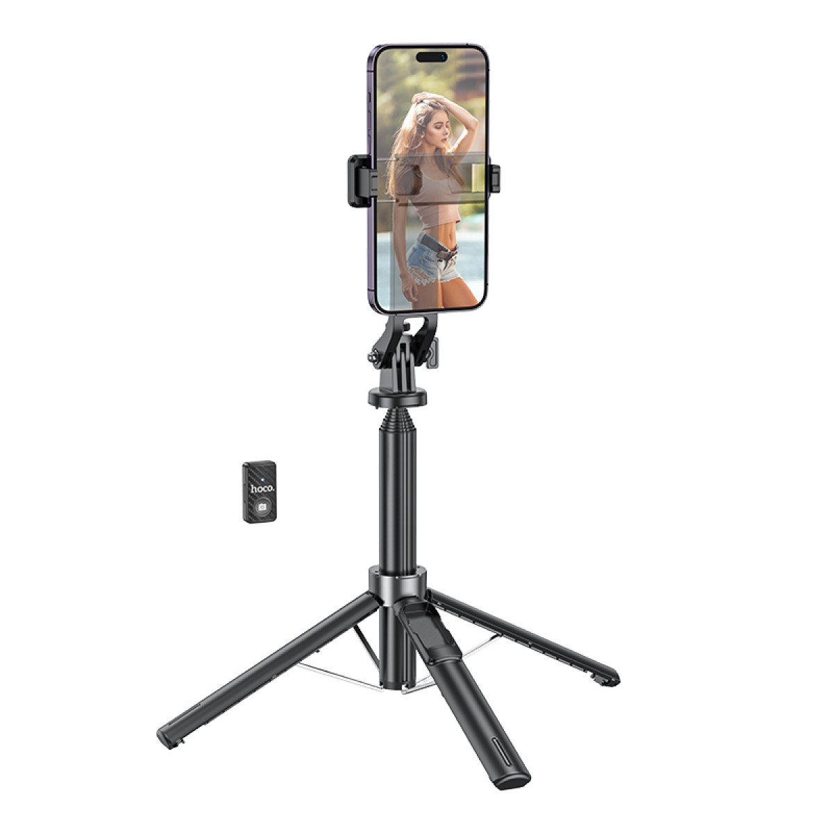 Монопод для селфи Hoco K21 Stream aluminum alloy live broadcast holder