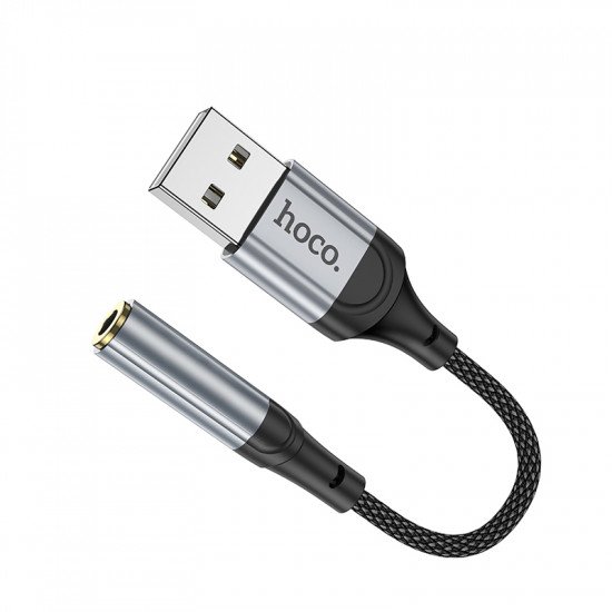 Кабель-переходник Hoco LS36 Fresh external sound card USB to 3.5