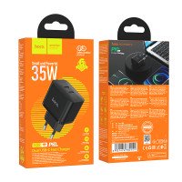 СЗУ Hoco N29 Triumph PD35W dual port(2C) charger / Тип ЗУ + №8780