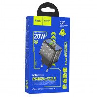 СЗУ Hoco N34 Dazzling dual-port PD20W+QC3.0 charger / Hoco + №8783