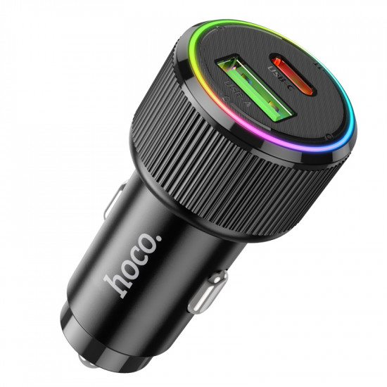 Автодержатель Hoco NZ14A Guerrero PD20W+QC3.0 car charger