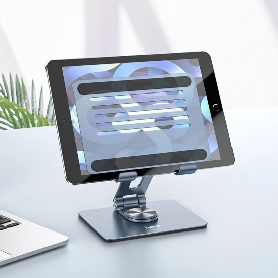 Настольный держатель для ноутбука Hoco PH52 Might metal rotating tablet desktop holder