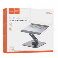 Настольный держатель для ноутбука Hoco PH52 Plus Might metal rotating laptop holder / Настільні тримачи + №9823