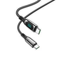 Кабель Hoco S51 100W Extreme charging data cable for Type-C to Type-C / Type-C + №8791