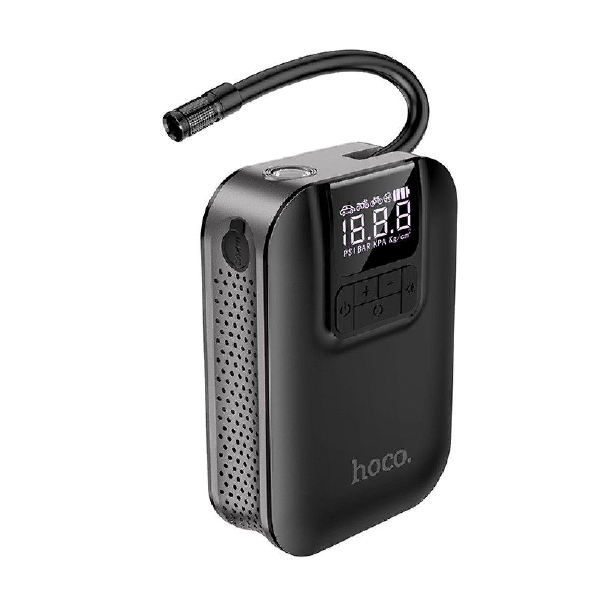 Портативный компрессор для автомобиля Hoco S53 Breeze portable smart air pump