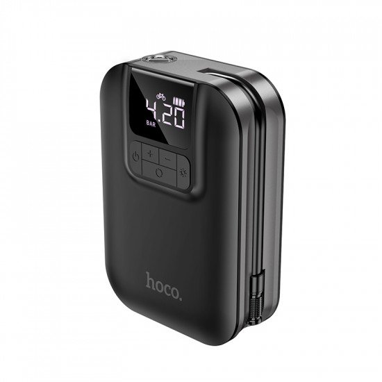 Портативний компресор для автомобіля Hoco S53 Breeze portable smart air pump