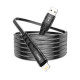 Кабель Hoco U105 Treasure jelly braided charging data cable for iP