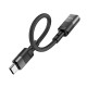 Кабель Hoco U107 Type-C male to iP female adapter cable(L=0.1m)