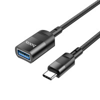 Кабель Hoco U107 Type-C male to USB female USB3.0 charging data sync  extension cable / Кабелі / Перехідники + №8799