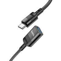 Кабель Hoco U107 Type-C male to USB female USB3.0 charging data sync  extension cable / USB + №8799
