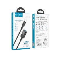 Кабель Hoco U107 Type-C male to USB female USB3.0 charging data sync  extension cable / Бренд + №8799