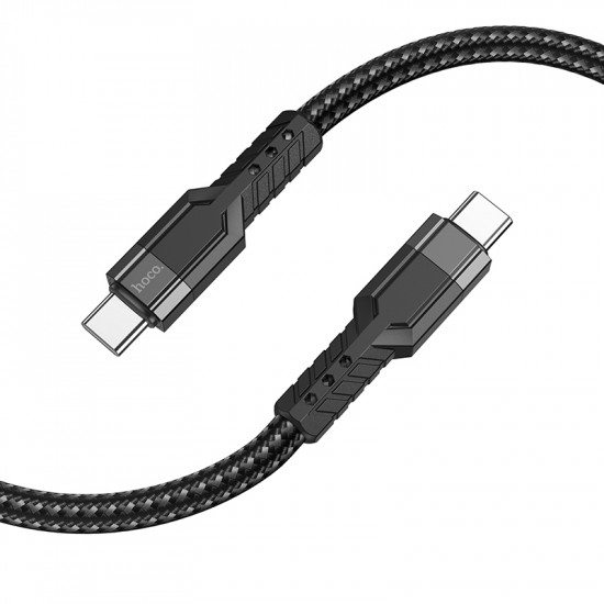 Кабель Hoco U110 Type-C to Type-C 60W charging data cable
