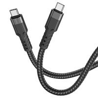 Кабель Hoco U110 Type-C to Type-C 60W charging data cable / Кабелі / Перехідники + №8805