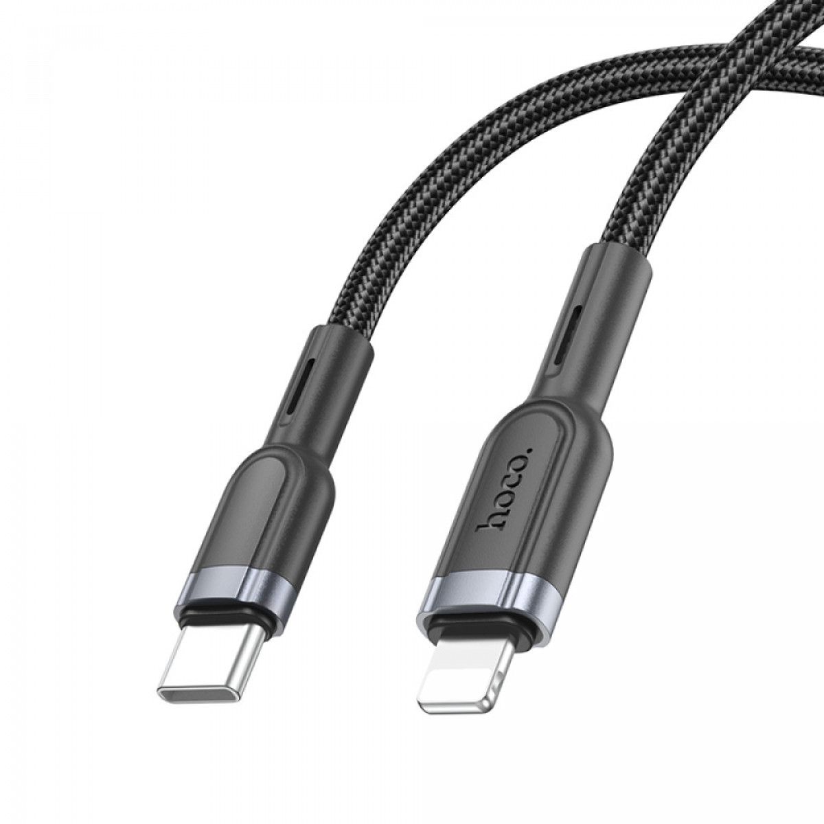 Кабель Hoco U117 Grand PD intelligent power-off charging data cable iP