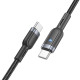 Кабель Hoco U117 Grand 60W intelligent power-off charging data cable Type-C to Type-C