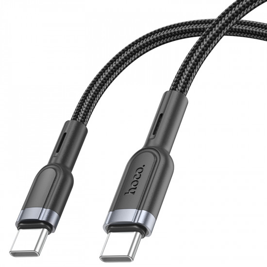 Кабель Hoco U117 Grand 60W intelligent power-off charging data cable Type-C to Type-C