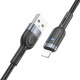 Кабель Hoco U117 Grand intelligent power-off charging data cable iP