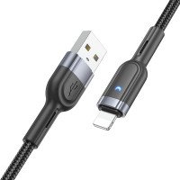 Кабель Hoco U117 Grand intelligent power-off charging data cable iP / Lightning + №8816