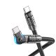 Кабель Hoco U118 Type-C to Type-C Triumph 60W rotating charging data cable