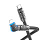 Кабель Hoco U118 iP Triumph PD rotating charging data cable