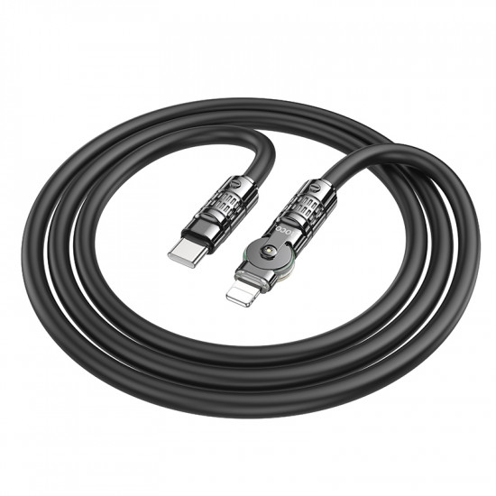 Кабель Hoco U118 iP Triumph PD rotating charging data cable