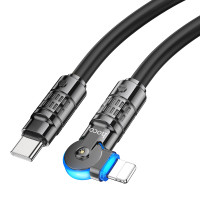 Кабель Hoco U118 iP Triumph PD rotating charging data cable / Hoco + №9533