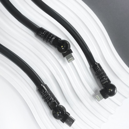 Кабель Hoco U118 Type-C to Type-C Triumph 60W rotating charging data cable