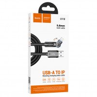 Кабель Hoco U118 iP Triumph rotating charging data cable / USB + №9534
