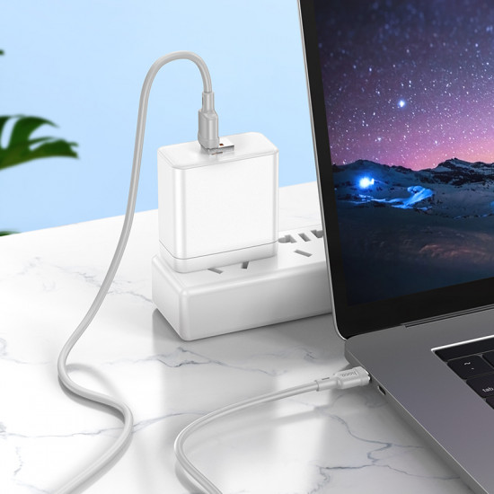 Кабель Hoco U131 Afortunado 2-in-1 charging data cable USB/Type-C to Type-C