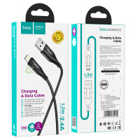 Кабель Hoco U93 Shadow charging data cable for iP / Lightning + №8825
