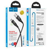 Кабель Hoco U93 Shadow charging data cable for Micro / Micro + №8826