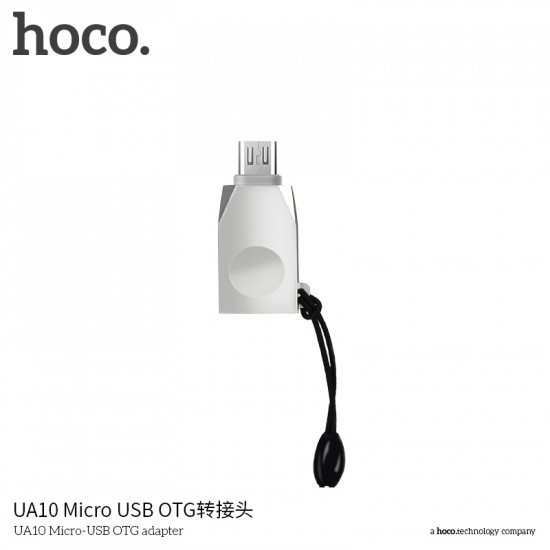 Адаптер Hoco UA10 Micro-USB OTG adapter