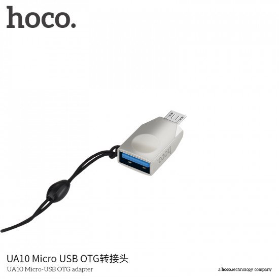 Адаптер Hoco UA10 Micro-USB OTG adapter