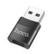 Адаптер Hoco UA17 USB Male to Type-C female USB2.0 adapter